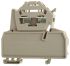 Weidmuller ZSI Series Beige Fused DIN Rail Terminal, Single-Level, Clamp Termination, Fused
