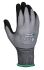 Skytec Aria 360 Black/Grey Work Gloves, Size 8, Medium, Nitrile Coating