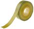 Advance Tapes Elektromos szigetelőszalag, 19mm x 33m, 0.13mm vastag, Zöld/sárga