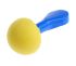 Füldugó (Többször használható) Kék, sárga, PVC, szalag nélküli, 28dB CE