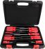 RS PRO Engineers Slotted Flared; Pozidriv; Slotted Stubby; Pozidriv Stubby Screwdriver Set, 15-Piece
