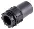 TE Connectivity CES Cable Gland With Locknut, Plastic, 28.4mm, IP68, Black