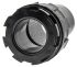 TE Connectivity CES Cable Gland With Locknut, Plastic, 40mm, IP68, Black
