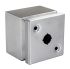 Rittal 壁挂式外壳, 304不锈钢主体, RAL 5010, 快速释放锁, IP66, 100 mm高x100 mm宽x90mm深, SM系列