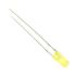 Kingbright2.05 V Yellow LED 3mm Through Hole, Cylindrical L-424YDT