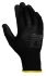 Liscombe Black Polyamide Extra Grip, Good Dexterity Work Gloves, Size 9, Large, Polyurethane Coating