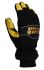 Goldfreeze Coldstore Gloves Black/Yellow Leather Cold Storage, Construction, Outdoor Winter Use, Utilities Waterproof