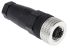 Hirschmann Cable Mount Connector, 4 Contacts, M12 Connector