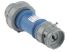 MENNEKES, PowerTOP IP67 Blue Cable Mount 3P Industrial Power Plug, Rated At 16.0A, 230.0 V