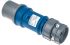MENNEKES, PowerTOP IP44 Blue Cable Mount 3P Industrial Power Plug, Rated At 16.0A, 230.0 V