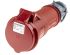 MENNEKES, PowerTOP IP44 Red Cable Mount 4P Industrial Power Socket, Rated At 32A, 400 V