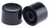 Black Push Button Cap, for use with Apem SP Series (Push Button Switch), Cap