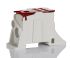 RS PRO Distribution Block, 6 Way, 125A, White
