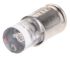 Marl Red LED Indicator Lamp, 24 → 28V dc, Midget Groove Base, 4.9mm Diameter, 11000mcd
