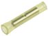 RS PRO Butt Splice Connector, Yellow, Insulated, Tin 26 → 22 AWG