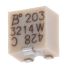 20kΩ, SMD Trimmer Potentiometer 0.25W Top Adjust Bourns, 3214