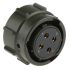 Amphenol Limited, 62GB 4 Way Cable Mount MIL Spec Circular Connector Plug, Socket Contacts,Shell Size 14, Bayonet