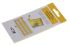 Idento Yellow Adhesive Label Sheet, Pack of 640