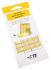 Idento Yellow Adhesive Label Sheet, Pack of 840