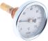 Jumo Immersion Dial Thermometer 0 → +120 °C, 608001/0163-818-913-12-104-46-46-50/000