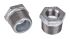 Georg Fischer Galvanised Malleable Iron Fitting, Straight Reducer Bush, Male BSPT 1in to Female BSPP 1/2in