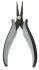 RS PRO Long Nose Pliers, 160 mm Overall, Straight Tip, 17mm Jaw, ESD