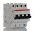 ABB SMISSLINE TP MCB, 4P, 2A Curve K, 415V AC, 12V DC, 10 kA Breaking Capacity