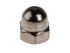 RS PRO, Plain Stainless Steel Dome Nut, M4