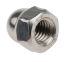 RS PRO Stainless Steel Dome Nut, DIN 1587, M6