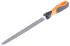 Bahco 200mm, Second Cut, Three Square Engineers File With Soft-Grip Handle