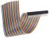 Samtec 2.54mm 36 Way Male HCMD IDC to Free End Ribbon Cable, Multicoloured Sheath, 250mm Length