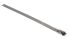 HellermannTyton Cable Tie, Roller Ball, 201mm x 7.9 mm, Metallic 316 Stainless Steel, Pk-50
