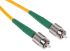 Amphenol Socapex FC to FC Duplex Single Mode Fibre Optic Cable, 9/125μm, 500mm