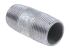 RS PRO Galvanised Malleable Iron Fitting Barrel Nipple, Male BSPT 3/4in to Male BSPT 3/4in