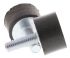 FIBET Anti-vibrationsbeslag, 2012VE18-60, 20mm, Cylindrisk, Forzinket stål/Naturgummi