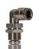Norgren PNEUFIT 10 Series Straight Threaded Adaptor, Push In 8 mm to Push In 8 mm, Threaded-to-Tube Connection Style,