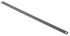 MikronTec 300mm Stainless Steel Metric Flatness Ruler, With UKAS Calibration