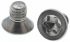 RS PRO Plain Countersunk Stainless Steel Tamper Proof Security Screw, M4 x 6mm