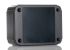 Hammond RL Series Black ABS General Purpose Enclosure, IP54, Flanged, Black Lid, 30 x 60 x 80mm