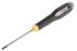 Bahco Slotted  Screwdriver, 2.5 x 0.4 mm Tip, 75 mm Blade, 197 mm Overall