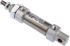SMC Pneumatic Piston Rod Cylinder - 25mm Bore, 25mm Stroke, C85 Series, Double Acting