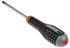 Bahco Phillips Screwdriver, PH2 Tip, 100 mm Blade, 222 mm Overall