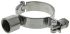 RS PRO Stainless Steel Silver Hinged Pipe Clamp, 2 1/2in