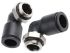 Legris LF3000 Series Elbow Threaded Adaptor, G 3/8 Male to Push In 12 mm, Threaded-to-Tube Connection Style