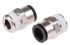 Legris LF3000 Series Straight Threaded Adaptor, R 3/8 Male to Push In 10 mm, Threaded-to-Tube Connection Style