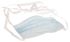 RS PRO Disposable Face Mask for General Purpose Protection, Non-Valved, 100 per Package