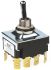 TE Connectivity Toggle Switch, Panel Mount, On-On, 4PST, Tab Terminal