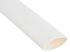 RS PRO Halogen Free Heat Shrink Tubing, White 25.4mm Sleeve Dia. x 1.2m Length 2:1 Ratio