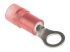 RS PRO Insulated Ring Terminal, M4 (#8) Stud Size, 0.5mm² to 1.5mm² Wire Size, Red