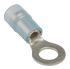 RS PRO Insulated Ring Terminal, M5 (#10) Stud Size, 1.5mm² to 2.5mm² Wire Size, Blue